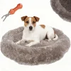 BENNO® Hundebett BALU Donut 60x60x16 cm, waschbar, rutschfest, Polyester, Polypropylen-Füllung, inkl. Kauknochen