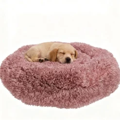 BENNO® Hundebett BALU Donut 50x50x16 cm, waschbar, rutschfest, Polyester, Polypropylen-Füllung, inkl. Kauknochen