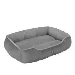 BENNO® Hundebett SAMMY 65x50x16 cm, quadratisch, Polyester, rutschfest, inkl. Kauknochen