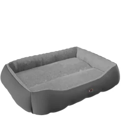 BENNO® Hundebett SAMMY 80x65x17 cm, quadratisch, Polyester, maschinenwaschbar, rutschfest, inkl. Kauknochen