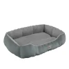 BENNO® Hundebett SAMMY 65x50x16 cm, quadratisch, Polyester, rutschfest, inkl. Kauknochen