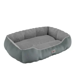 BENNO® Hundebett SAMMY 65x50x16 cm, quadratisch, Polyester, rutschfest, inkl. Kauknochen