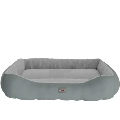 BENNO® Hundebett SAMMY 80x65x17 cm, quadratisch, Polyester, rutschfest, inkl. Kauknochen