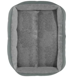 BENNO® Hundebett SAMMY 80x65x17 cm, quadratisch, Polyester, rutschfest, inkl. Kauknochen