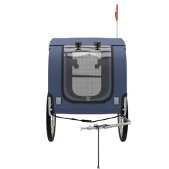 BENNO® Hundefahrradanhänger LUNA Kleintierfahrradanhänger Buggy faltbar, blau