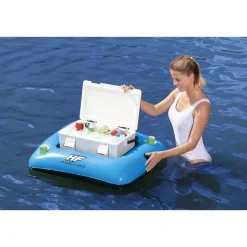 Bestway 43420 - Cooler Float - Chill n' Sip (blau, 75x59x15cm)