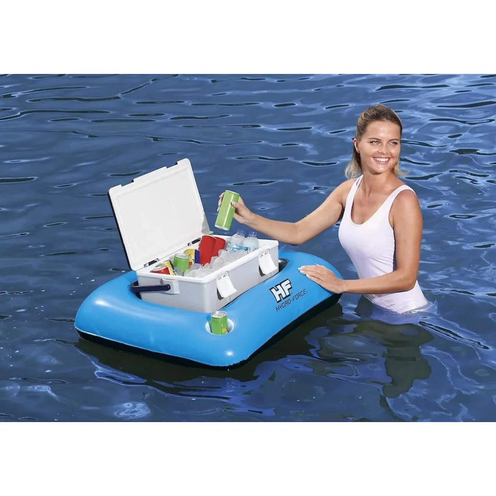 Bestway 43420 - Cooler Float - Chill n' Sip (blau, 75x59x15cm)