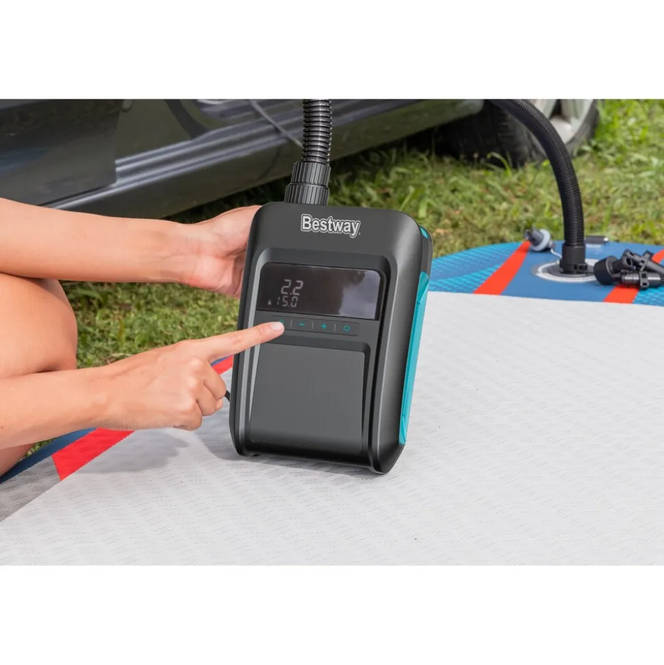 Bestway Elektropumpe Luftpumpe Pumpe Powergrip 12V Camping Hochdruck 250l min
