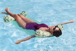 Bestway Pool Hängematte Sommer Luxus 122cm Luftmatratze Sattelsitz Poolsessel