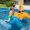 Bestway Poolspiel Nashorn Kinder Wasser Spielzeug 148cm für 2 Personen Poolspiel