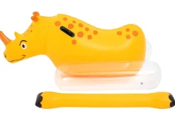 Bestway Poolspiel Nashorn Kinder Wasser Spielzeug 148cm für 2 Personen Poolspiel