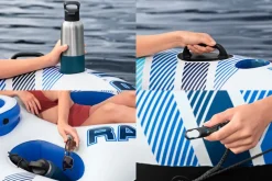 Bestway Schwimmring HydroForce RapidRider II 2Personen 251x132cm Schwimmreifen
