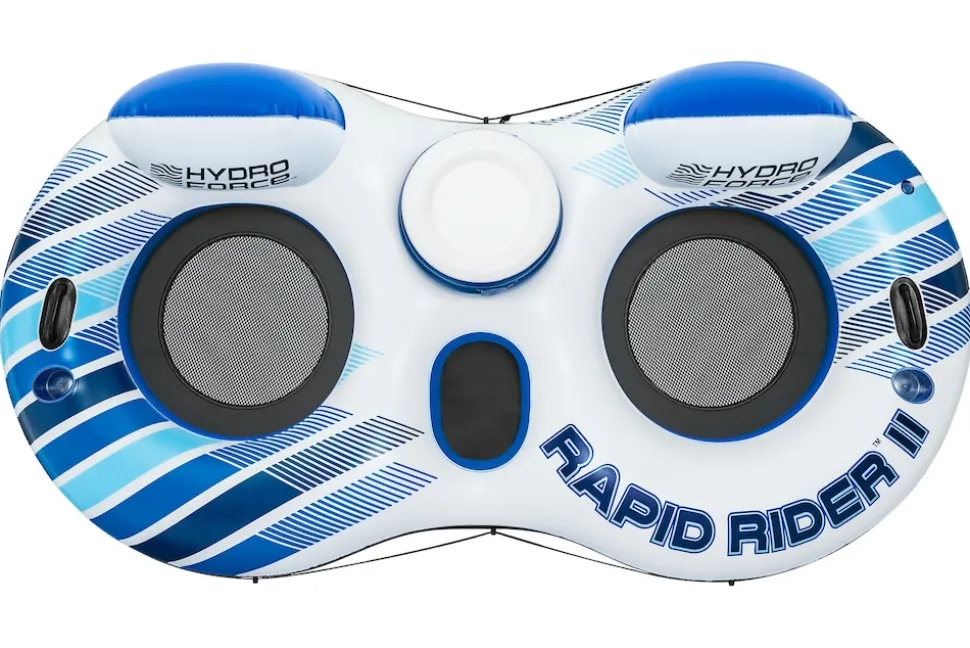 Bestway Schwimmring HydroForce RapidRider II 2Personen 251x132cm Schwimmreifen