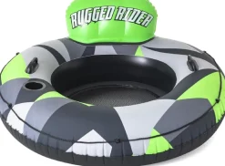 Bestway 43280 Schwimmring Rugged Rider I Ø135cm mit Lehne Getränkehalter Mesh