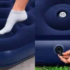 Bestway Single-Luftbett mit integrierter Fußpumpe 185 x 76 x 28 cm