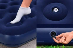 Bestway Single-Luftbett mit integrierter Fußpumpe 185 x 76 x 28 cm