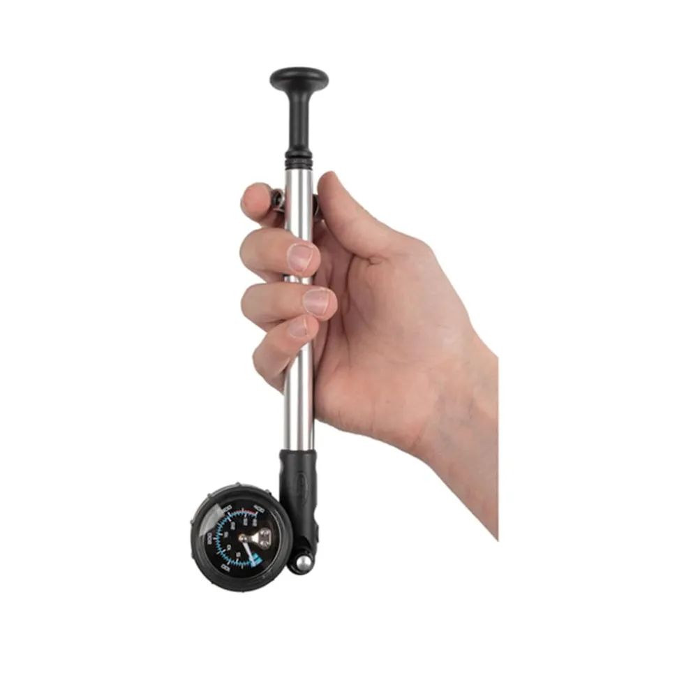 Beto Dämpferpumpe Fahrrad Federgabel Pumpe AV 28 Bar Gabelpumpe mit Manometer 400 PSI Dämpfer Luftpumpe