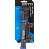 Beto Double Shot Fahrradpumpe Fahrrad Luftpumpe Minipumpe AV/DV/FV + Balladapter Fahrradluftpumpe