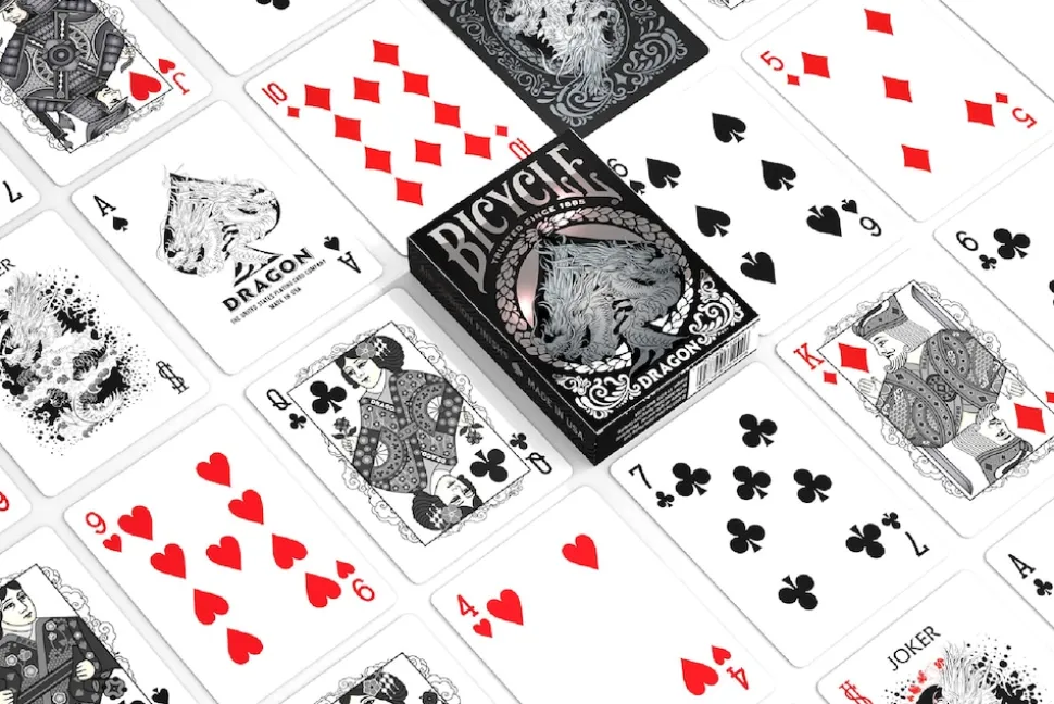 Bicycle® Kartendeck - Black Dragon Kartenspiel Spielkarten Pokerkarten Single Deck