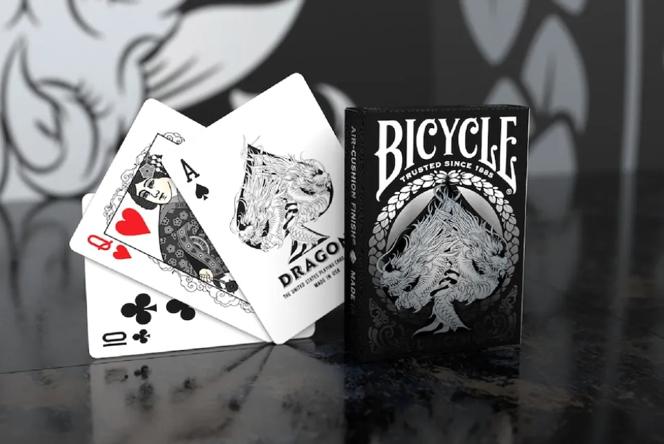 Bicycle® Kartendeck - Black Dragon Kartenspiel Spielkarten Pokerkarten Single Deck