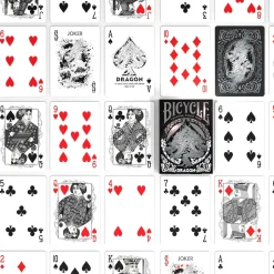 Bicycle® Kartendeck - Black Dragon Kartenspiel Spielkarten Pokerkarten Single Deck