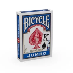 Bicycle® Kartendeck - Rider Back Jumbo Index (blau) Kartenspiel Spielkarten Kartentricks Pokerkarten Single Deck