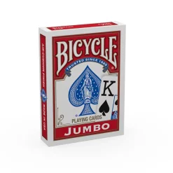 Bicycle® Kartendeck - Rider Jumbo Index (rot) Kartenspiel Spielkarten Kartentricks Pokerkarten Single Deck