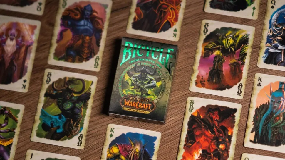 Bicycle® Kartendeck - World of Warcraft Burning Crusade Kartenspiel Spielkarten Pokerkarten WoW Single Deck