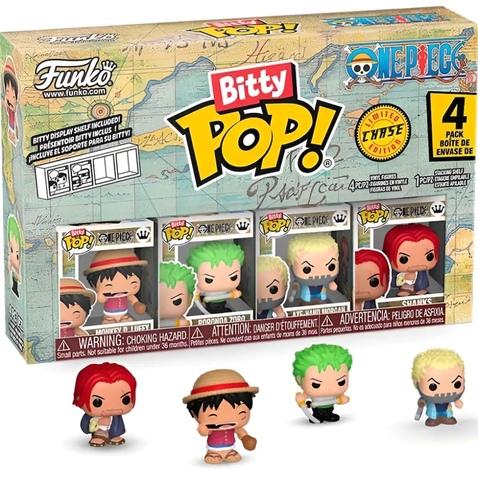 Bitty POP - One Piece - Luffy 4er-Pack