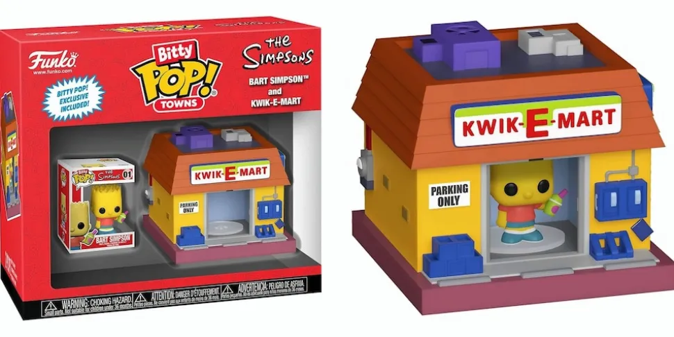 Bitty POP Towns - Bart Simpson and Kwik-E-Mart