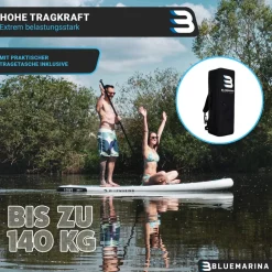Bluemarina SUP Board Ariki, Stand Up Paddle aufblasbar mit Paddel, Pumpe, Rucksack, 5J Garantie (Classic 2.0, 325x86x16,5cm / 10'8