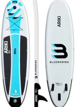 Bluemarina SUP Board Ariki, Stand Up Paddle aufblasbar mit Paddel, Pumpe, Rucksack, 5J Garantie (Classic 2.0, 325x86x16,5cm / 10'8