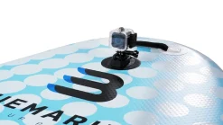 Bluemarina SUP Board Moana, aufblasbar mit Doppelkolben-Pumpe, Paddel, Rucksack, 5J Garantie (Classic 2.0, 325x86x15cm / 10'8