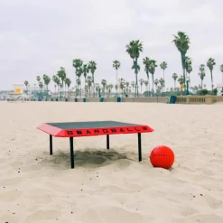 Boardball Set Faltbares Volleyball-Pickleball Spielbrett für Indoor & Outdoor (85 x 85 x 40 cm)