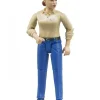 Bruder bruder 60408 bworld Frau heller Hauttyp, blaue Hose
