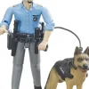 Bruder Bruder 62150 bworld Polizist mit Hund