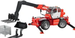 Bruder Bruder 02129 Manitou Teleskoplader MRT 2150 mit Zubehör