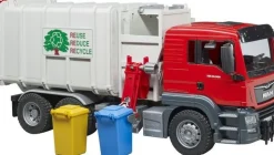 Bruder bruder 03761 MAN TGS Seitenlader Müll-LKW und 2 Mülltonnen