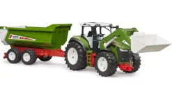 Bruder Bruder 03452 ROADMAX Traktor mit Frontlader und Kippanhänger