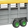 Bruder bruder 02227 Viehtransportanhänger mit Rind