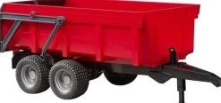Bruder bruder 02211 Wannenkippanhänger mit Automatikrückwand (rot)