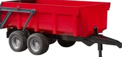 Bruder bruder 02211 Wannenkippanhänger mit Automatikrückwand (rot)