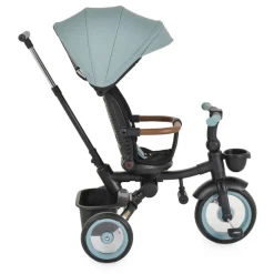 Byox Dreirad Jasper EVA-Reifen klappbar, Sitz drehbar, Hinterradbremse, Körbe grün