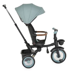 Byox Dreirad Jasper EVA-Reifen klappbar, Sitz drehbar, Hinterradbremse, Körbe grün