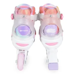 Byox Inliner Dizzy pink Glitzer PU-Räder Stoßdämpfer ABEC-5-Lager verstellbar M (Gr. 34-38)