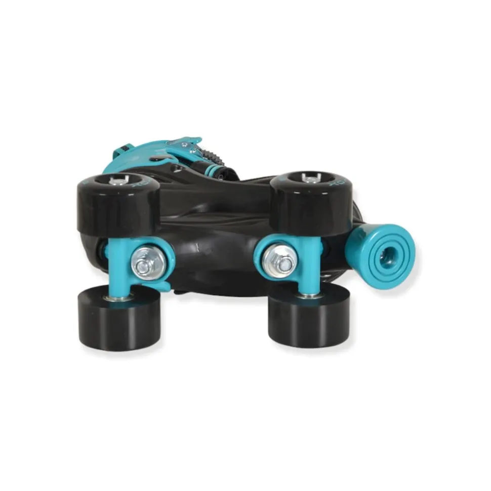 Byox Inliner 2 in 1 Double blau Rollschuhe, PU-Rollen, ABEC-5 Lager, verstellbar M (Gr. 34-38)