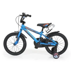 Byox Kinderfahrrad 16" Monster blau, Stützräder, Reflektoren, einstellbar