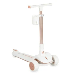 Byox Kinderroller Aero klappbar Getränkehalter Hinterradbremse höhenverstellbar weiß