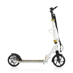 Byox Kinderroller Chic PU-Räder, LED-Licht, ABEC-7 Lager, Seitenständer, faltbar weiß