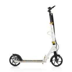 Byox Kinderroller Chic PU-Räder, LED-Licht, ABEC-7 Lager, Seitenständer, faltbar weiß